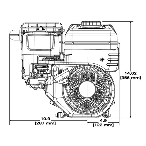 Briggs And Stratton 130G37-0183-F1 - Engine (Briggs Oem Part)