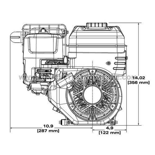 Briggs and Stratton 900 Series Engine 130G37-0183-F1  Diagram 2