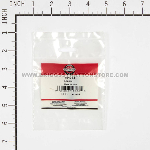 BRIGGS AND STRATTON 791784 - SCREW - Image 3