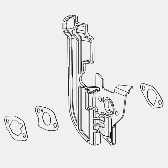 BRIGGS & STRATTON SPACER-CARBURETOR 592550 - Image 1