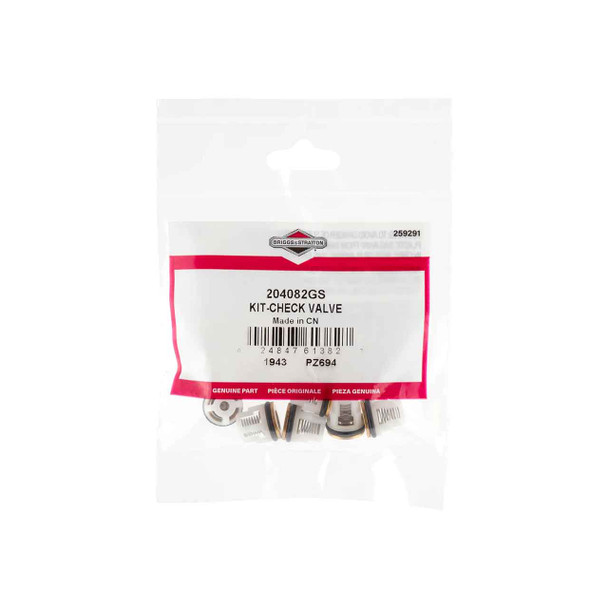 204082GS Kit-Check Valve - Briggs and Stratton - Genuine OEM Part 204082GS Kit-Check Valve - Briggs and Stratton - Genuine OEM Part