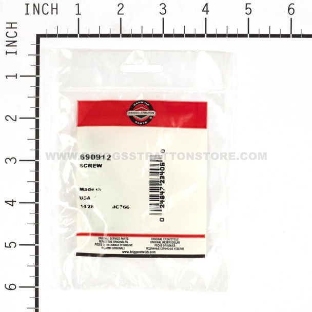 BRIGGS AND STRATTON 690912 - SCREW - image 3
