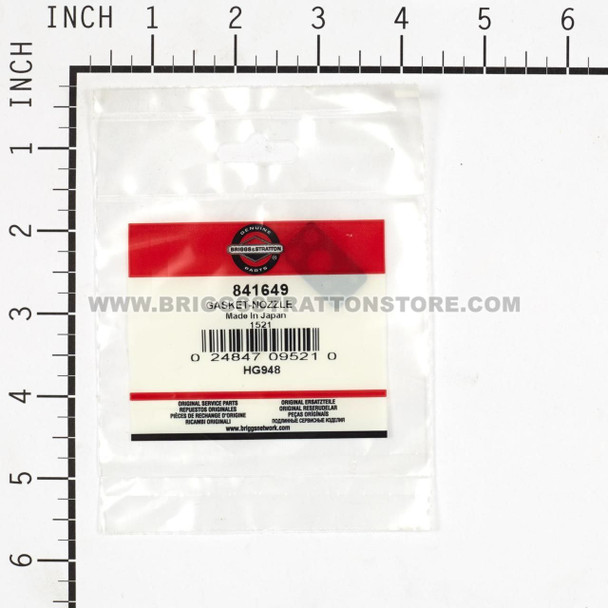 BRIGGS & STRATTON GASKET-NOZZLE 841649 - Image 3