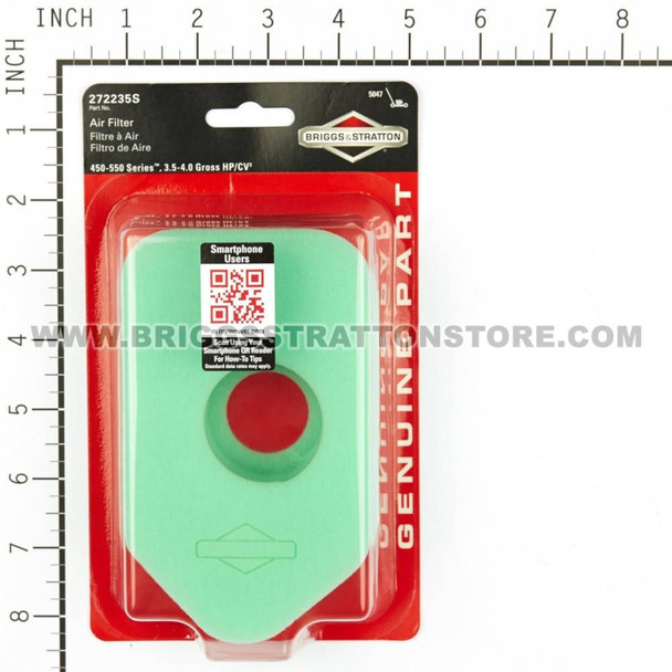 BRIGGS & STRATTON FILTER-A/C FOAM 272235S - Image 5