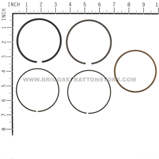 BRIGGS AND STRATTON 843806 - RING SET - Image 2