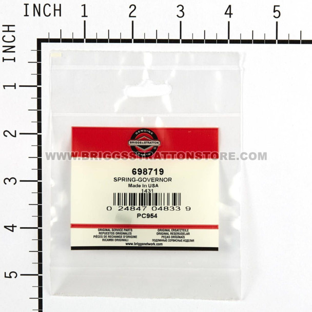 BRIGGS AND STRATTON 698719 - SPRING-GOVERNOR - Image 3