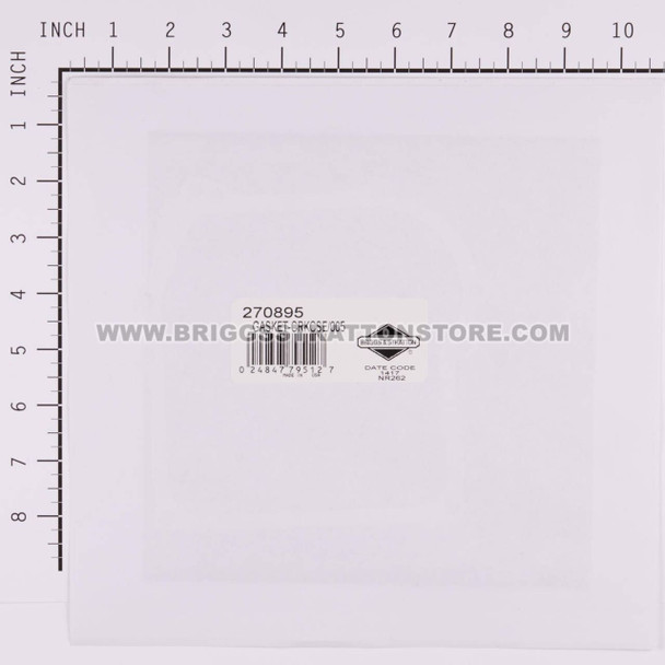 BRIGGS & STRATTON GASKET-CRKCSE/005 270895 - Image 3 BRIGGS & STRATTON GASKET-CRKCSE/005 270895 - Image 3