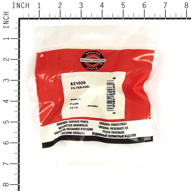 821026 Filter-Fuel - Briggs and Stratton - Genuine OEM Part