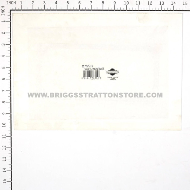 BRIGGS & STRATTON GASKET-ENGINE BASE 27293 - Image 3 BRIGGS & STRATTON GASKET-ENGINE BASE 27293 - Image 3