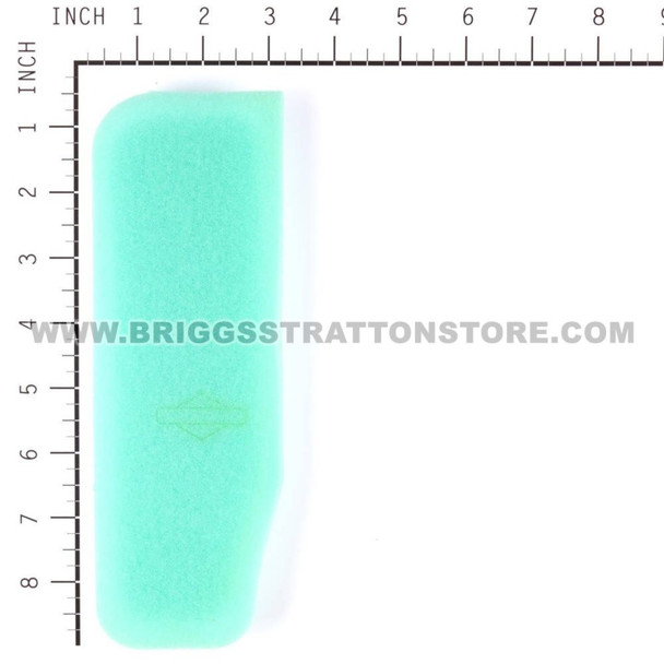 BRIGGS & STRATTON FILTER-A/C FOAM 272922 - Image 3