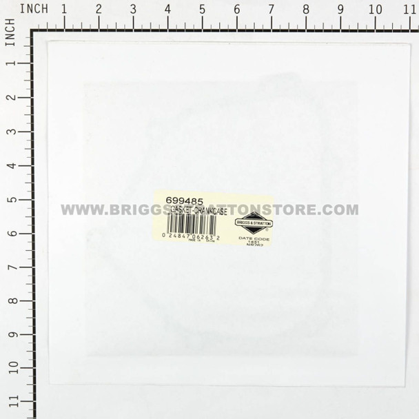BRIGGS & STRATTON GASKET-CRANKCASE 699485 - Image 3 BRIGGS & STRATTON GASKET-CRANKCASE 699485 - Image 3
