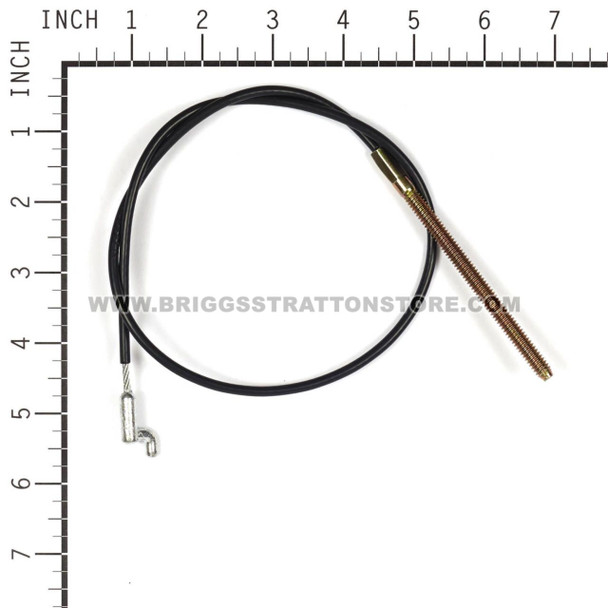 BRIGGS AND STRATTON 761589MA - CABLE AUGER 25.50 P1 - Image 2