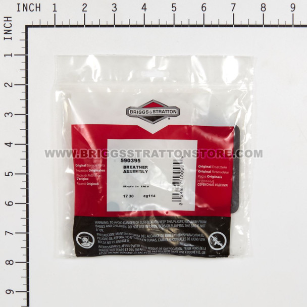 BRIGGS & STRATTON BREATHER ASSEMBLY 590395 - Image 4 BRIGGS & STRATTON BREATHER ASSEMBLY 590395 - Image 4