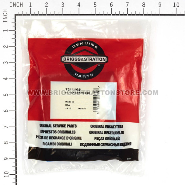 BRIGGS AND STRATTON 73111GS - FILTER-CARTRIDGE  - Image 5