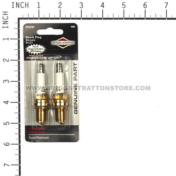 BRIGGS & STRATTON SPARK PLUG 2 PACK 5420K - Image 3 BRIGGS & STRATTON SPARK PLUG 2 PACK 5420K - Image 3
