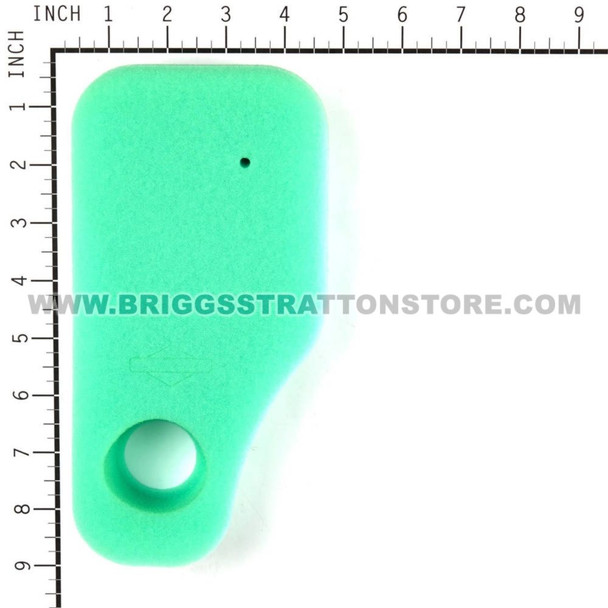 BRIGGS & STRATTON FILTER-A/C FOAM 270528S - Image 2 BRIGGS & STRATTON FILTER-A/C FOAM 270528S - Image 2