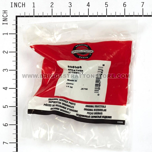 BRIGGS AND STRATTON 808988 - BREATHER ASSEMBLY - Image 3