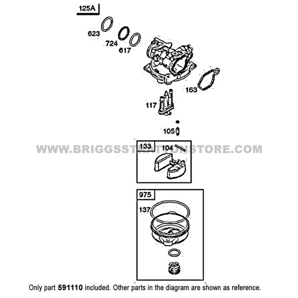 Briggs And Stratton 591110 Carburetor Oem - Image 13 Briggs And Stratton 591110 Carburetor Oem - Image 13