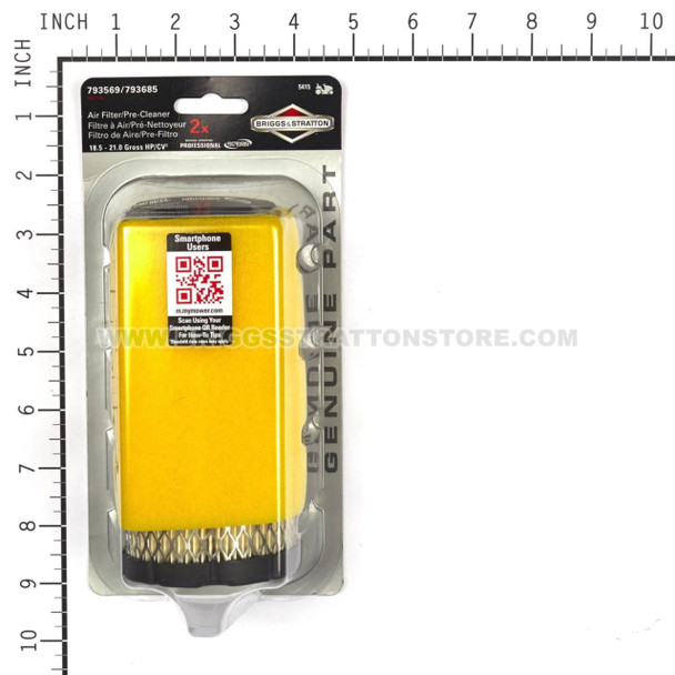 BRIGGS AND STRATTON 5415K - FILTER -A/C W/PRE-C image 5