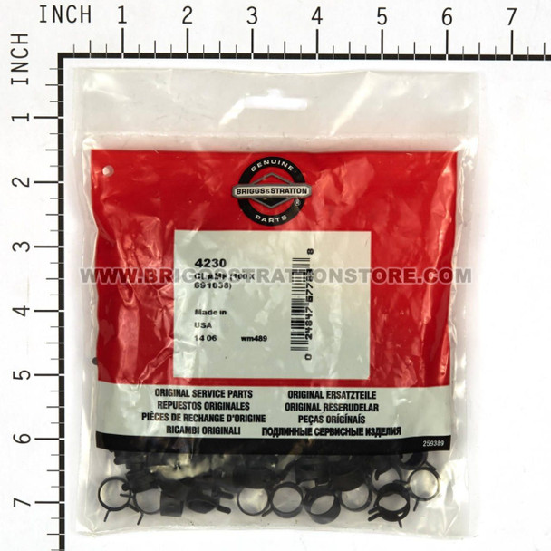 BRIGGS & STRATTON CLAMP (100 X 691038) 4230 - Image 4 BRIGGS & STRATTON CLAMP (100 X 691038) 4230 - Image 4