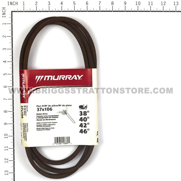 BRIGGS & STRATTON V-BELT 37X106MA - Image 3 BRIGGS & STRATTON V-BELT 37X106MA - Image 3