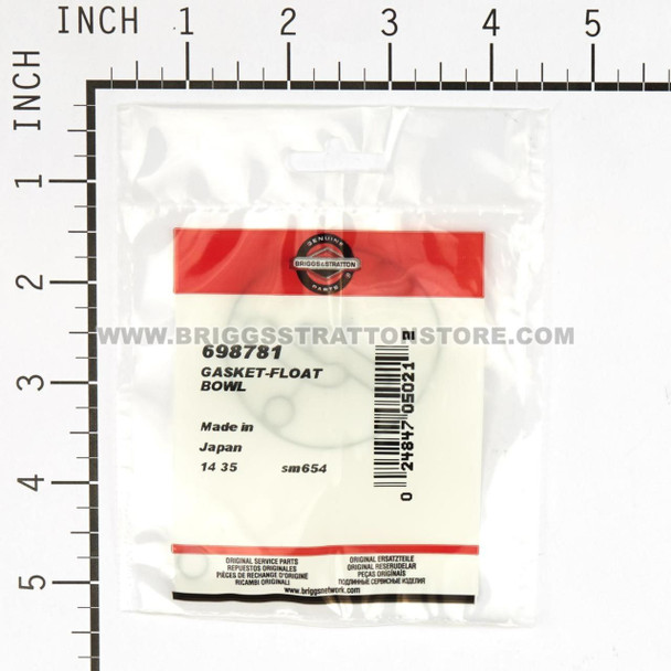 BRIGGS & STRATTON GASKET-FLOAT BOWL 698781 - Image 3