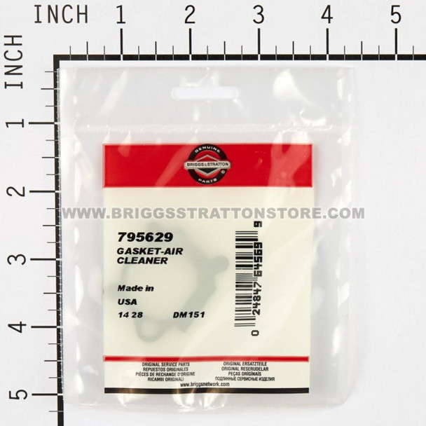 BRIGGS & STRATTON GASKET-AIR CLEANER 795629 - Image 3 BRIGGS & STRATTON GASKET-AIR CLEANER 795629 - Image 3