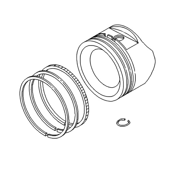 BRIGGS & STRATTON PISTON ASSEMBLY-020 792072 - Image 1