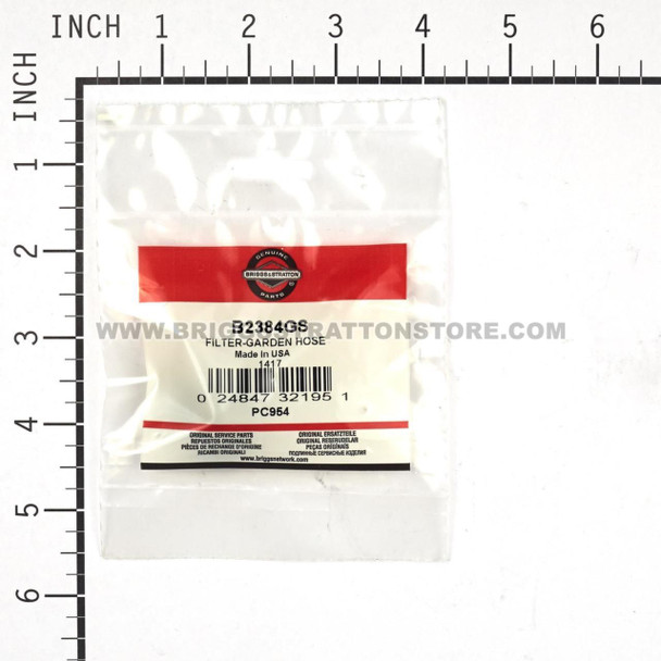 BRIGGS & STRATTON FILTER-GARDEN HOSE B2384GS - Image 3