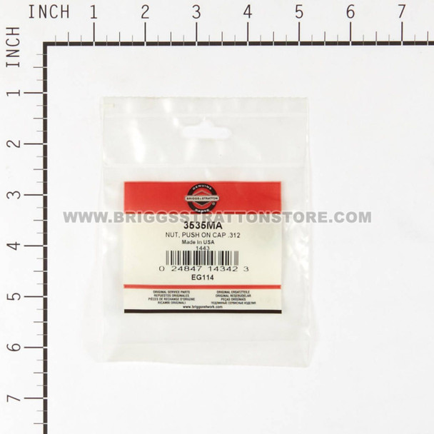 BRIGGS & STRATTON NUT PUSH ON CAP .312 3535MA - Image 4