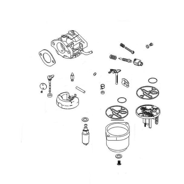 Briggs And Stratton 593027 - Carburetor (Briggs Oem Part)