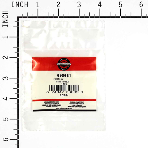 690661 Screw - Briggs and Stratton - Genuine OEM Part