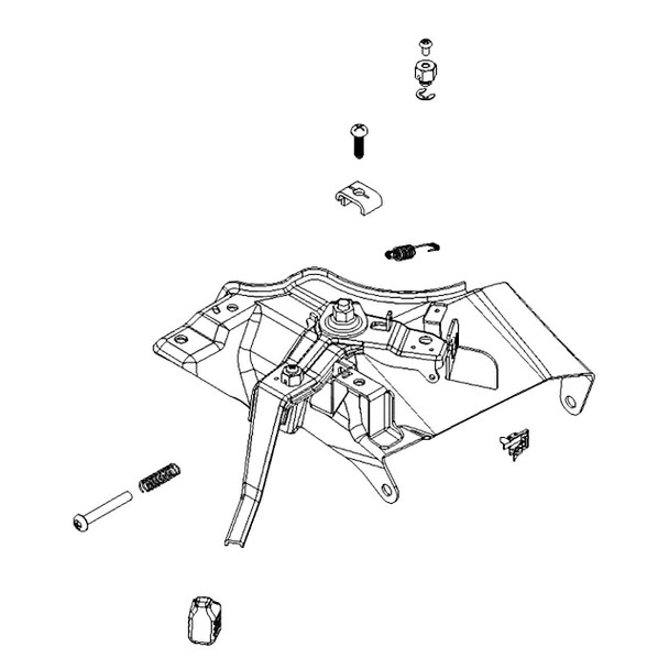 590375 - Bracket-Control - Briggs and Stratton - Genuine OEM Part 590375 - Bracket-Control - Briggs and Stratton - Genuine OEM Part