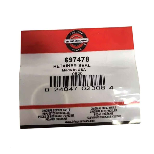697478 Briggs and Stratton Retainer-Seal OEM