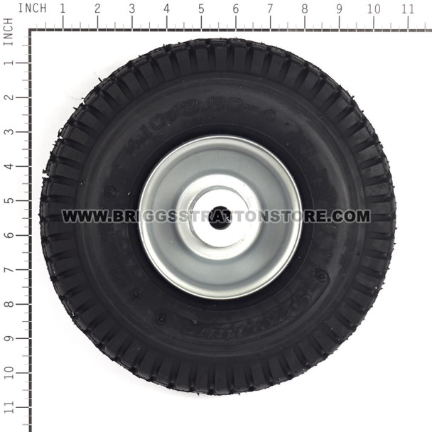 BRIGGS & STRATTON WHEEL ASSY - FRONT ME 1401381601MA - Image 2