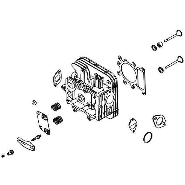 591750 Head-Cylinder - Briggs and Stratton - Genuine OEM Part 591750 Head-Cylinder - Briggs and Stratton - Genuine OEM Part