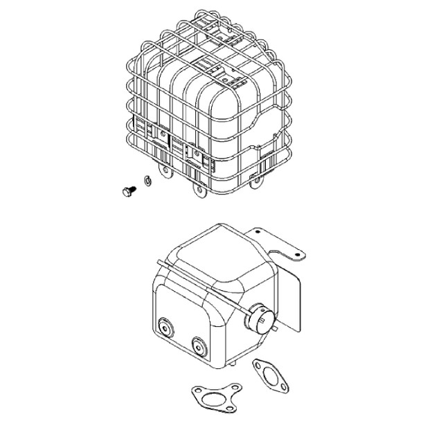 BRIGGS & STRATTON MUFFLER 591837 - Image 1