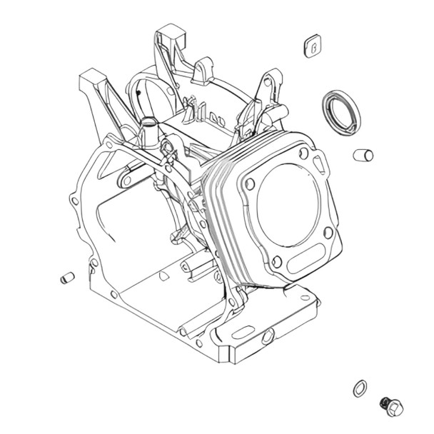 BRIGGS & STRATTON CYLINDER ASSEMBLY 593106 - Image 1