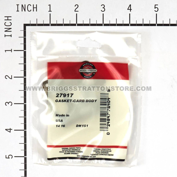 BRIGGS & STRATTON GASKET-CARB BODY 27917 - Image 3 BRIGGS & STRATTON GASKET-CARB BODY 27917 - Image 3