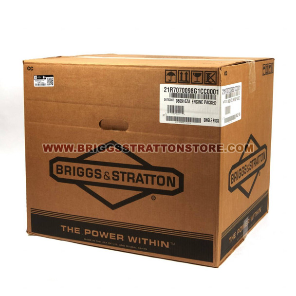 BRIGGS & STRATTON 098-G1 - ENGINE PACKED SINGLE CARTON 21R707-0098-G1 - Image 7