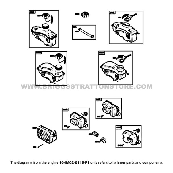 Briggs And Stratton 104M02-0115-F1 - Engine Packed Single Carton - Image 11 Briggs And Stratton 104M02-0115-F1 - Engine Packed Single Carton - Image 11