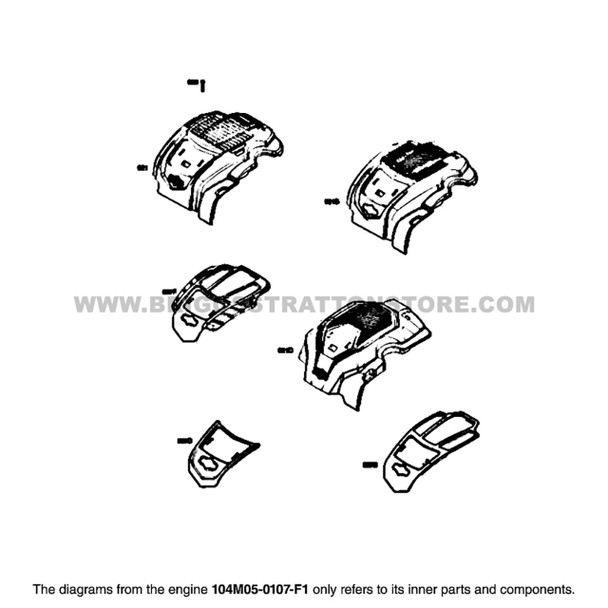 Briggs And Stratton 104M05-0107-F1 - Engine Packed Single Carton - Image 6