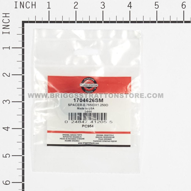 BRIGGS & STRATTON SPACER-0.765IDX1.250O 1704626SM - Image 3