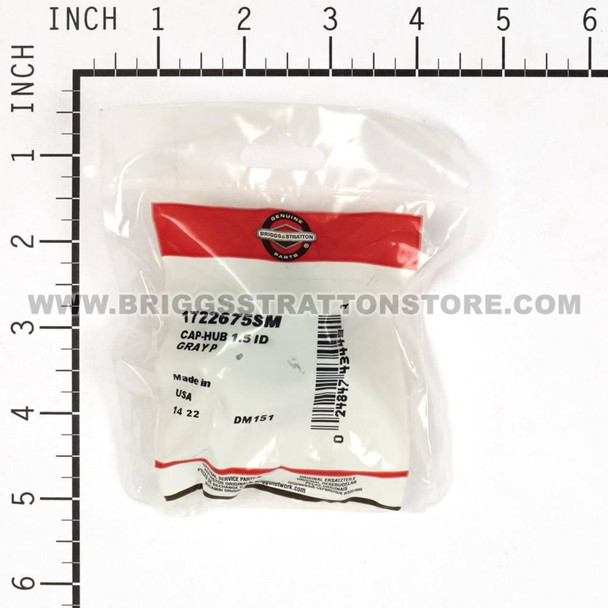BRIGGS & STRATTON CAP-HUB 1.5 ID GRAY P 1722675SM - Image 3