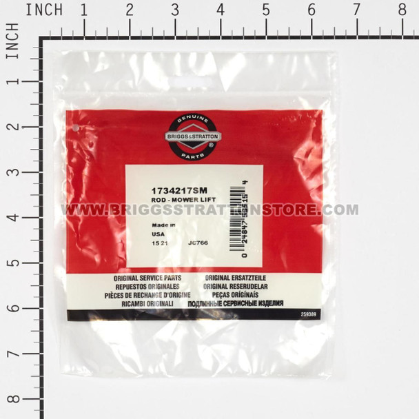BRIGGS & STRATTON ROD - MOWER LIFT 1734217SM - Image 2