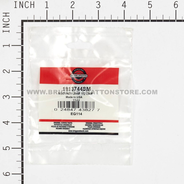 BRIGGS & STRATTON NUT-HEX JAM 1/2 JAM 1913744SM - Image 3
