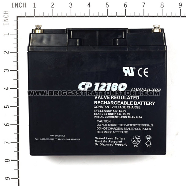 BRIGGS & STRATTON BATTERY 193463GS - Image 2 BRIGGS & STRATTON BATTERY 193463GS - Image 2