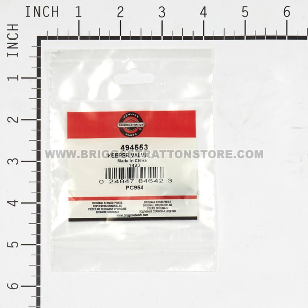 BRIGGS & STRATTON KEEPER-VALVE 494553 - Image 3