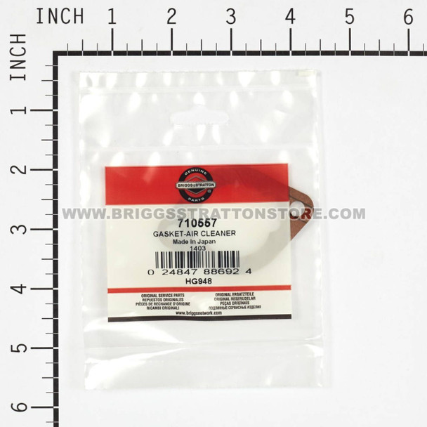 BRIGGS & STRATTON GASKET-AIR CLEANER 710557 - Image 3 BRIGGS & STRATTON GASKET-AIR CLEANER 710557 - Image 3