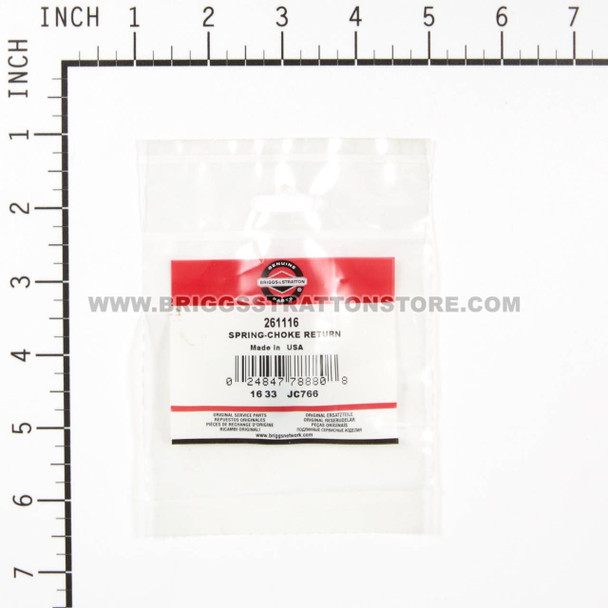 BRIGGS & STRATTON SPRING-CHOKE RETURN 261116 - Image 4